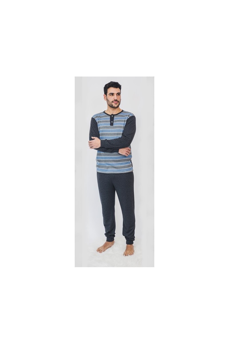 6060 ENTREDOS 3XL-4XL PIJAMA HOMBRE RAYAS
