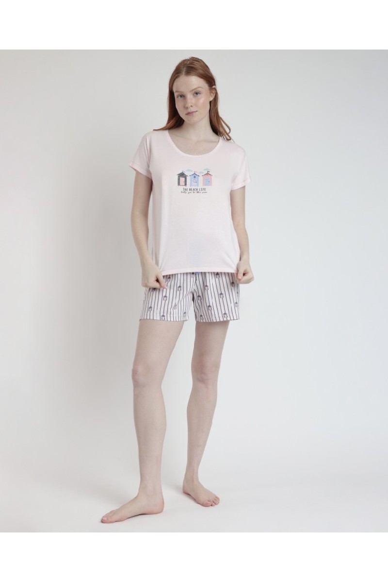 63572 ADMAS PIJAMA MUJER THE BEACH LIFE