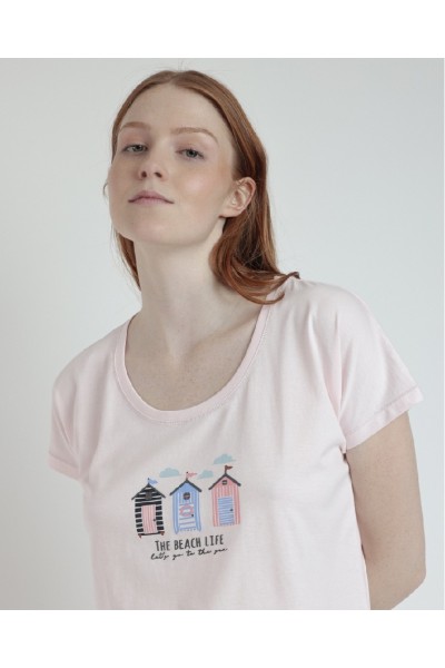 63572 ADMAS PIJAMA MUJER THE BEACH LIFE