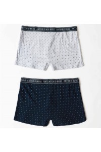 48648P ANTONIO MIRO PACK-2 BOXER HOMBRE PUNTOS