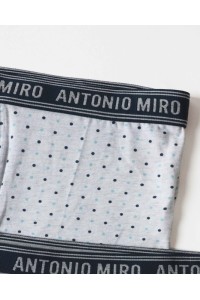 48648P ANTONIO MIRO PACK-2 BOXER HOMBRE PUNTOS