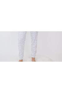 5092 ENTREDOS M-2XL PIJAMA MUJER PANTALON FLORAL
