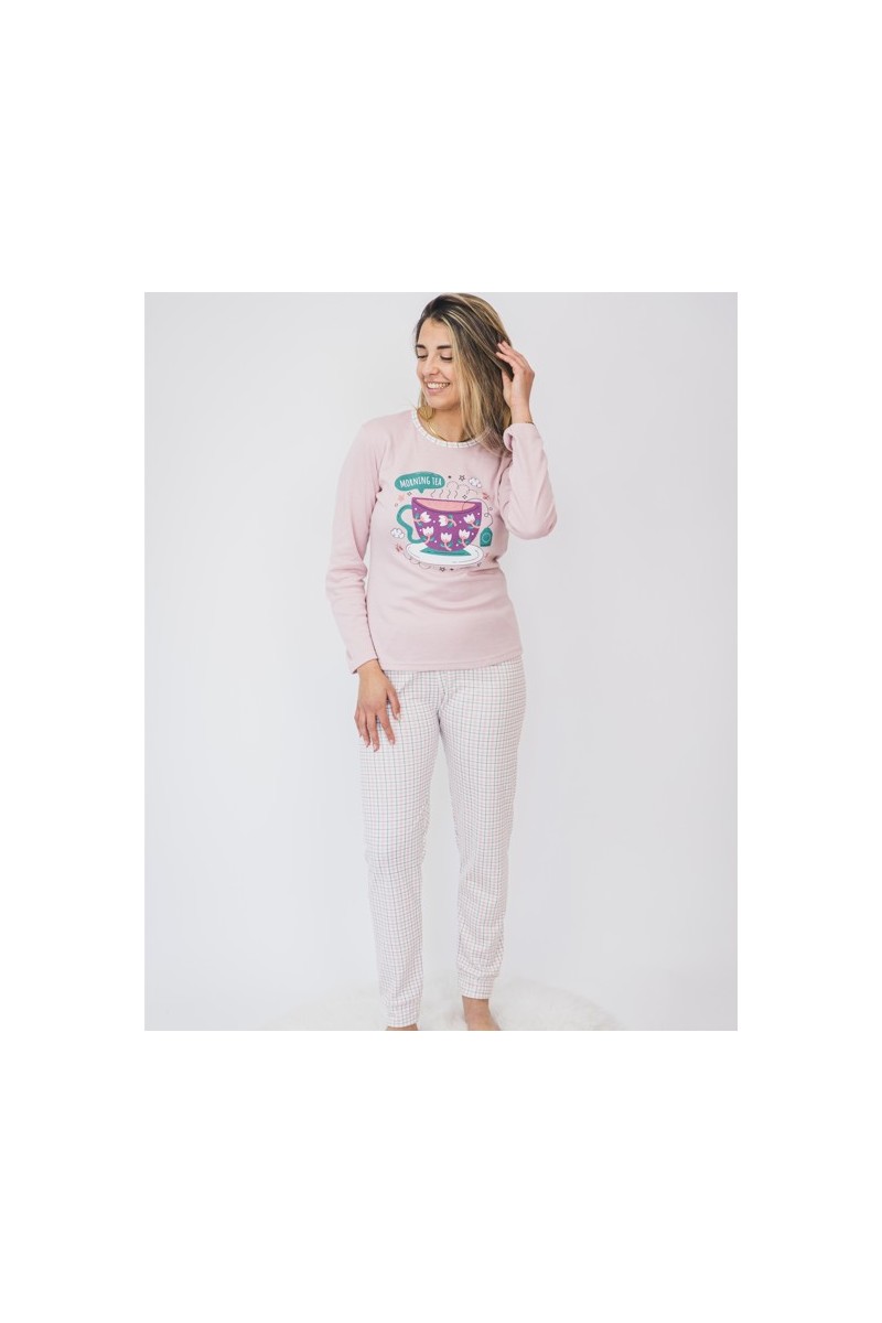 5098 ENTREDOS PIJAMA MUJER MORNING TEA