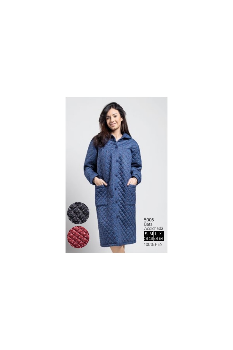 5006 LIN S-5XL BATA MUJER MUSETA ACOLCHADA ESTAMPADA 5006 LIN S-5XL BATA MUJER MUSETA ACOLCHADA ESTAMPADA