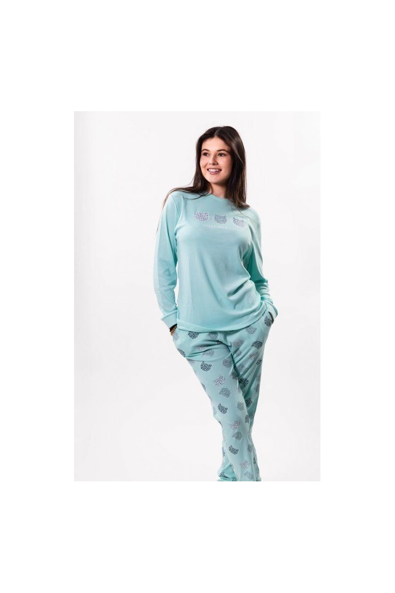 KN-25523A IV25 KNT PIJAMA MUJER SWEET WILD CATS KN-25523A IV25 KNT PIJAMA MUJER SWEET WILD CATS