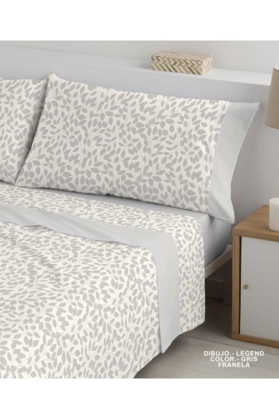 LEGEND POLO POLO 135x190 200+28 FRANELA ALGODON JUEGO SABANA