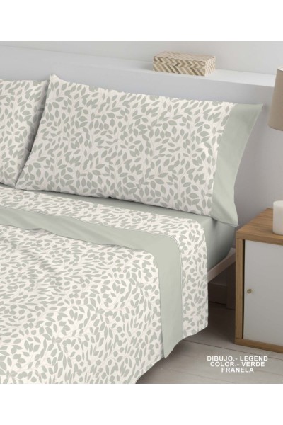 LEGEND POLO POLO 135x190 200+28 FRANELA ALGODON JUEGO SABANA