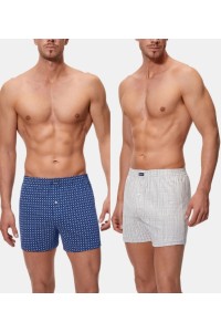 A0100 ABANDERADO PACK-2 BOXER HOMBRE ABIERTO ALGODON ESTAMPADO