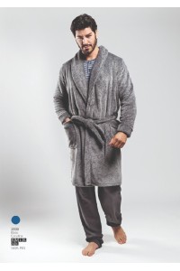 2800-C LIN BATA CORTA HOMBRE CORALINA JASPEADO