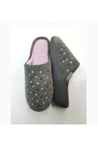 90313 AA1 ISOTONER ZAPATILLA MUJER BORDADA