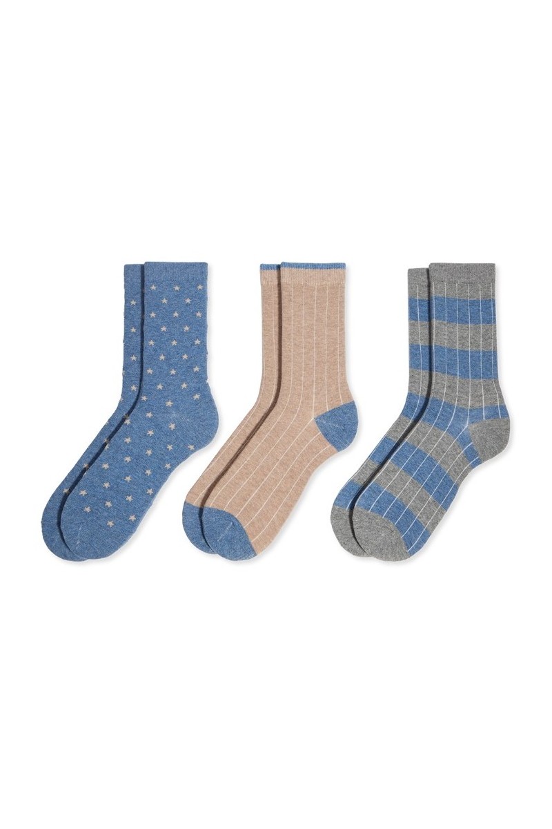 0314261 SOXLAND CAJA 3 UNIDADES CALCETIN MUJER FANTASIA