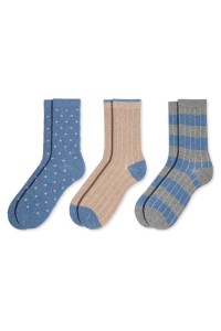 0314261 SOXLAND CAJA 3 UNIDADES CALCETIN MUJER FANTASIA