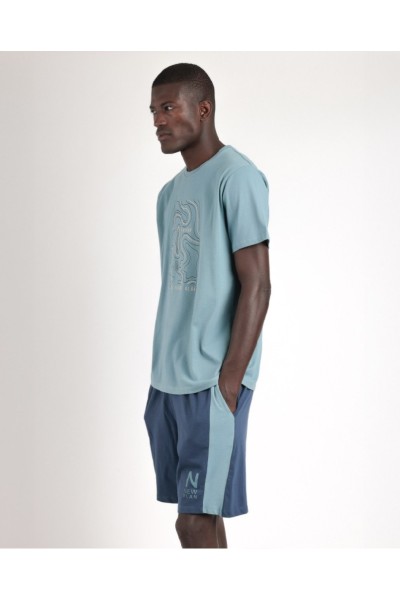 63168 NEW PLAN by ADMAS PIJAMA HOMBRE PLANET BLUE