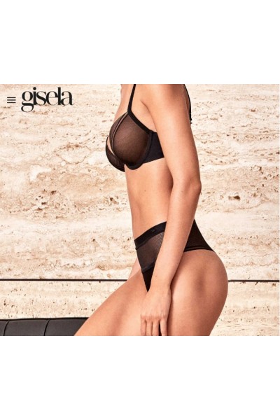 1 10076T B GISELA SUJETADOR DOBLE PUSH UP ESCOTADO