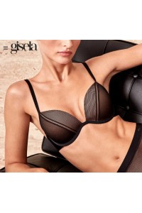 1 10076T B GISELA SUJETADOR DOBLE PUSH UP ESCOTADO
