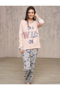 539 RUIPEREZ PIJAMA MUJER "IM A WILD ONE"