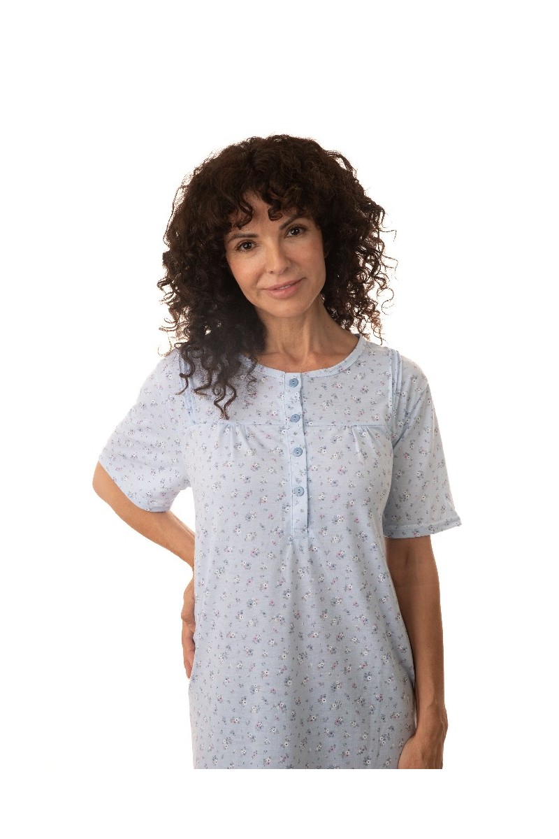 255559 FINDEL M-XXL CAMISON MANGA CORTA ALGODON ESTAMPADO