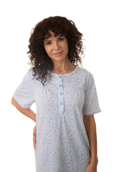 255559 FINDEL 3XL CAMISON MANGA CORTA ALGODON ESTAMPADO