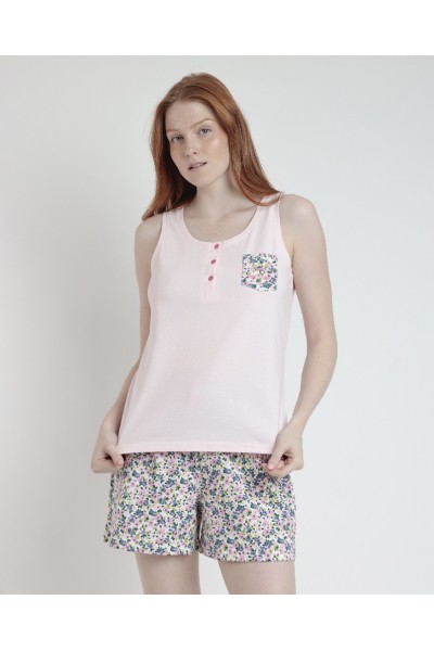 63062 ADMAS PIJAMA MUJER SWEET GARDEN