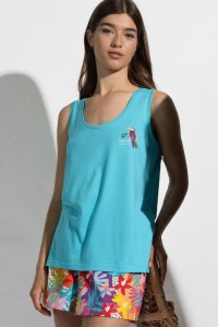 64577 ADMAS PIJAMA MUJER TROPICAL SUMMER