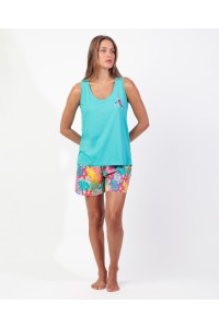 64577 ADMAS PIJAMA MUJER TROPICAL SUMMER