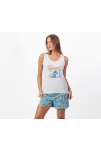 64299 LILO STITCH PIJAMA MUJER HAWAI