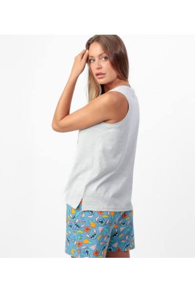 64299 LILO STITCH PIJAMA MUJER HAWAI