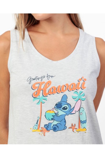 64299 LILO STITCH PIJAMA MUJER HAWAI