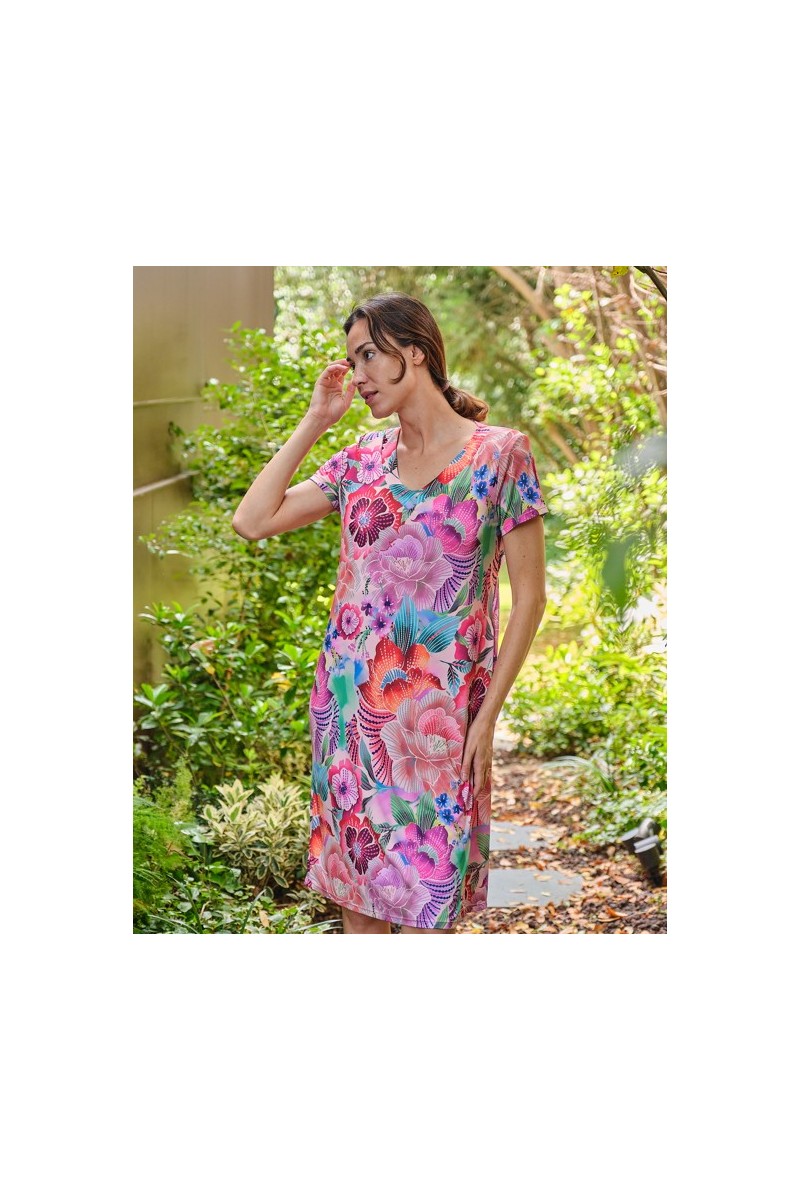 269001 MUSLHER VESTIDO MUJER FLORAL