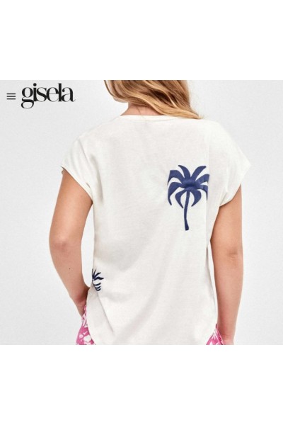 2 20407S GISELA PIJAMA MUJER SNOOPY