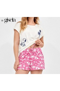 2 20407S GISELA PIJAMA MUJER SNOOPY