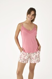 N21422 PROMISE PIJAMA MUJER VISCOSA ENCAJE