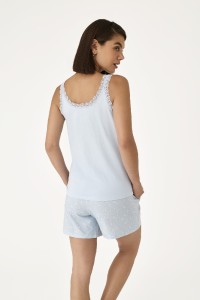 N21332 PROMISE PIJAMA MUJER ENCAJE ESCOTE