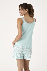 N21492 PROMISE PIJAMA MUJER ENCAJE ESCOTE