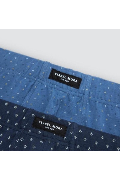 20457 YSABEL MORA PACK-2 BOXER ALGODON FANTASIA