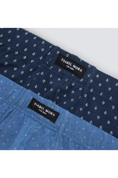 20457 YSABEL MORA PACK-2 BOXER ALGODON FANTASIA