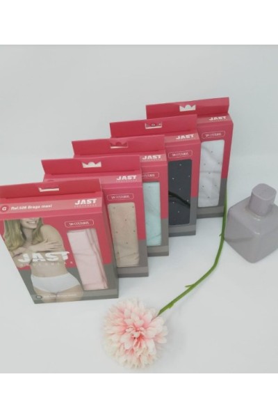 506 JAST PACK-3 BRAGA MAXI ALGODON SIN COSTURAS