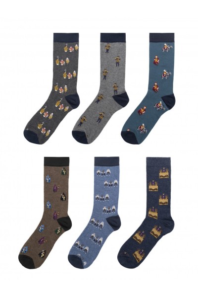 C324 CARLOMAGNO CALCETIN HOMBRE SEMANA SANTA