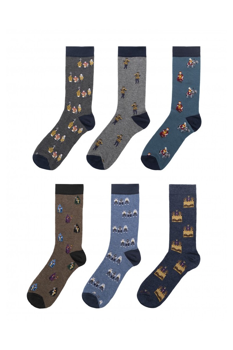 C324 CARLOMAGNO CALCETIN HOMBRE SEMANA SANTA