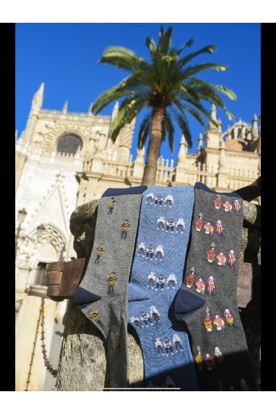 C324 CARLOMAGNO CALCETIN HOMBRE SEMANA SANTA