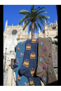 C324 CARLOMAGNO CALCETIN HOMBRE SEMANA SANTA