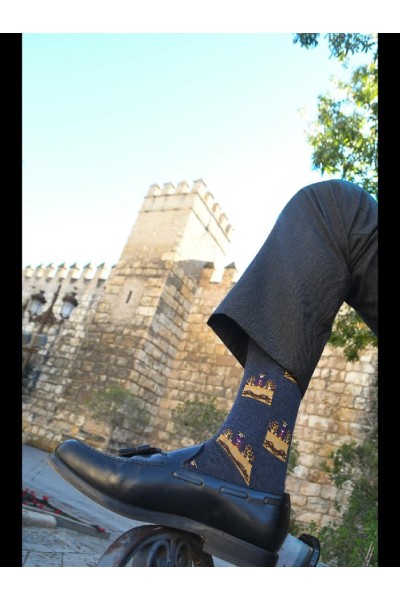 C324 CARLOMAGNO CALCETIN HOMBRE SEMANA SANTA