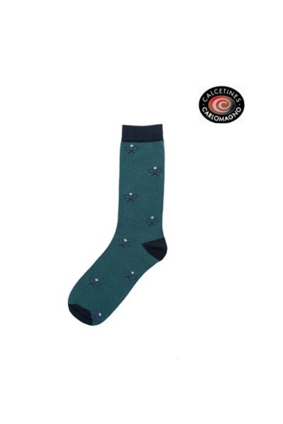 C327 CARLOMAGNO CALCETIN HOMBRE RAQUETAS