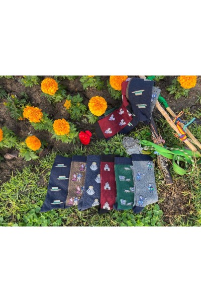 C326 CARLOMAGNO CALCETIN HOMBRE ROCIEROS