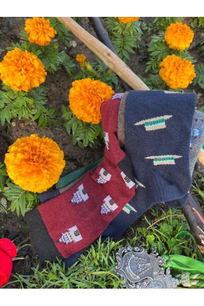 C326 CARLOMAGNO CALCETIN HOMBRE ROCIEROS