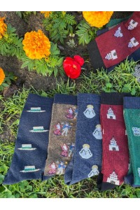 C326 CARLOMAGNO CALCETIN HOMBRE ROCIEROS