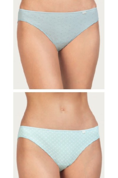 354 AVET PACK-2 BRAGA BIKINI ALGODON ESTAMPADA