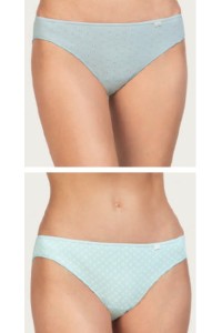 354 AVET PACK-2 BRAGA BIKINI ALGODON ESTAMPADA