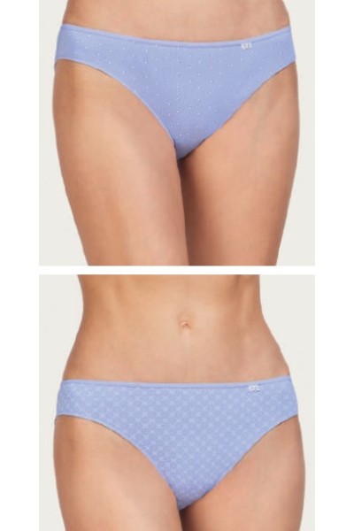 354 AVET PACK-2 BRAGA BIKINI ALGODON ESTAMPADA