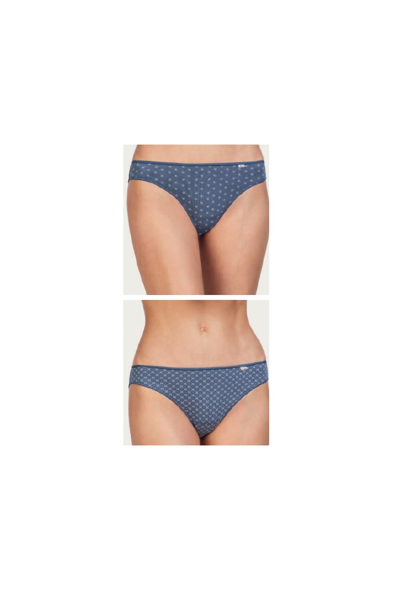 354 AVET PACK-2 BRAGA BIKINI ALGODON ESTAMPADA